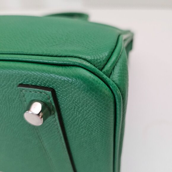 SOLD Hermes Birkin 30 Epsom Leather Cactus Green - Picture 12 of 16